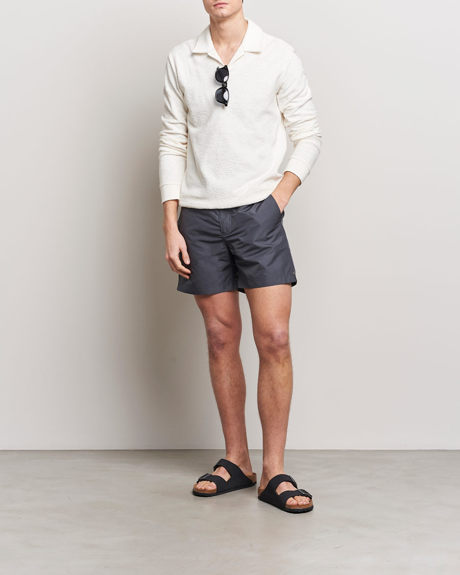 Heren | Zwembroek | Orlebar Brown | Bulldog Drawcord Swimshorts Piranha Grey