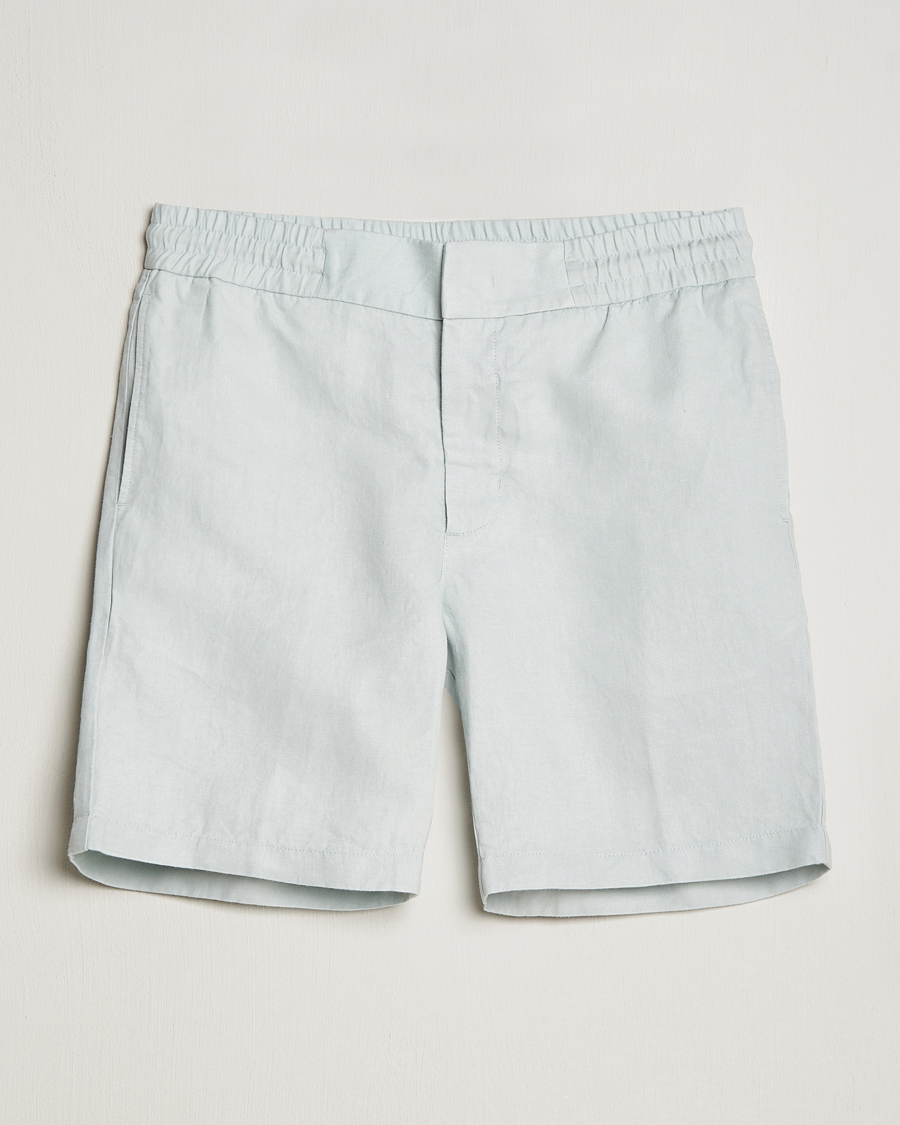 Homme | Shorts | Orlebar Brown | Cornell Linen Shorts White Jade