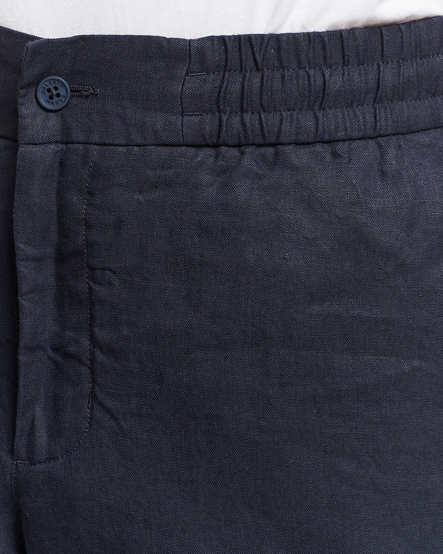 Homme | Pantalons | Orlebar Brown | Cornell Linen Trousers Night Iris