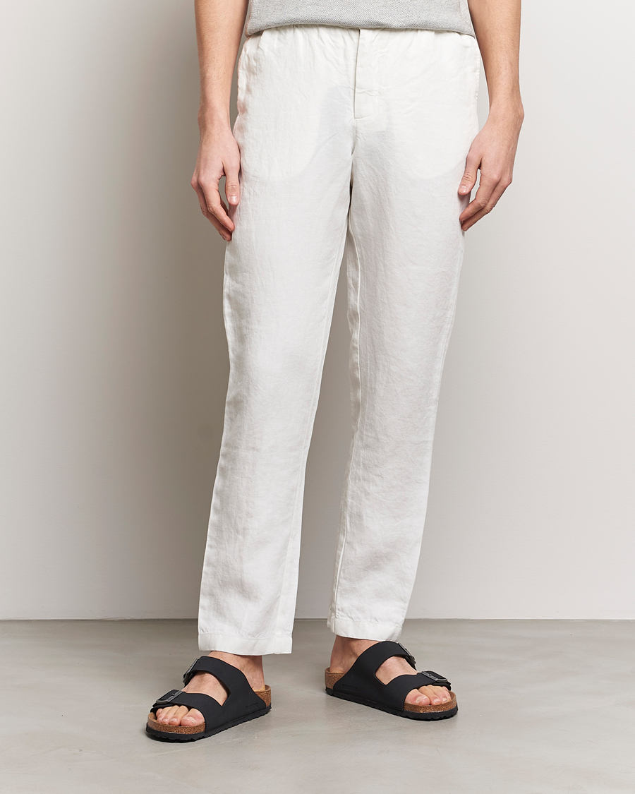 Homme | Pantalons | Orlebar Brown | Cornell Linen Trousers Sandbar