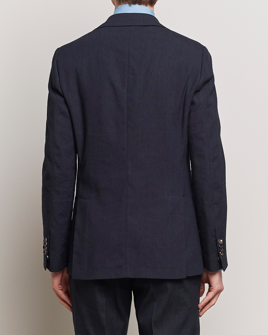 Homme | Blazers | Morris Heritage | Summer Linen Blazer Navy