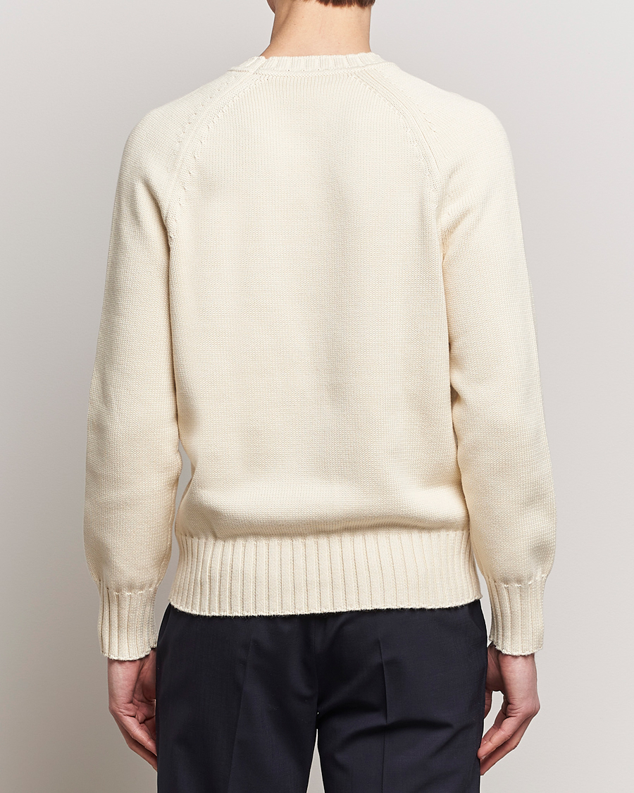 Homme | Pulls Et Tricots | Morris Heritage | Bennet Knitted Cotton/Cashmere Crew Neck Off White