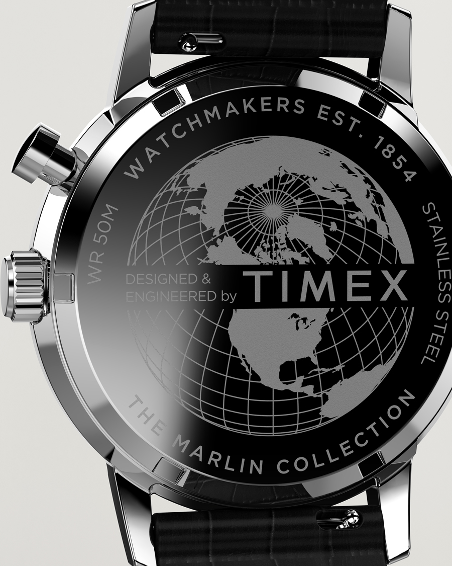 Heren | Timex Marlin Moon Phase Quartz 40mm Blue Dial | Timex | Marlin Moon Phase Quartz 40mm Blue Dial