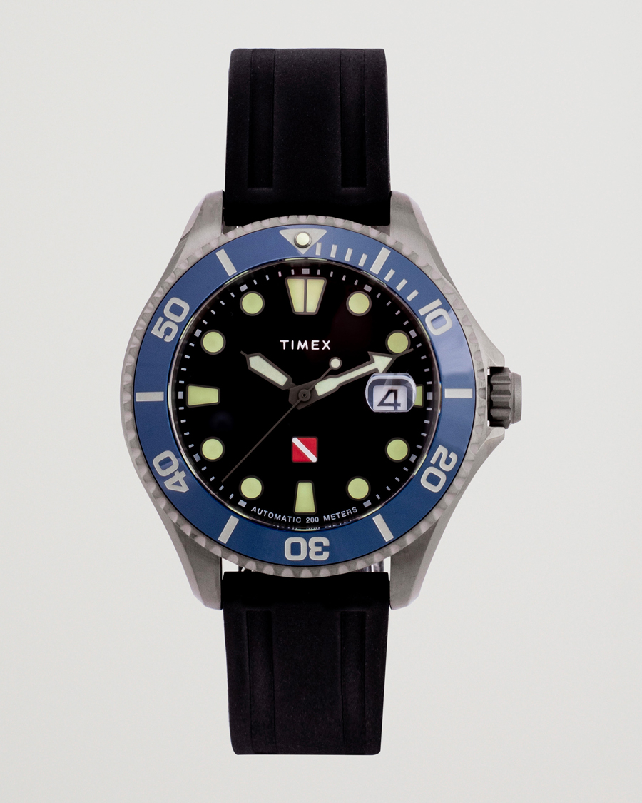 Homme | Timex Deep Water Tiburón Automatic 44mm Black Dial | Timex | Deep Water Tiburón Automatic 44mm Black Dial
