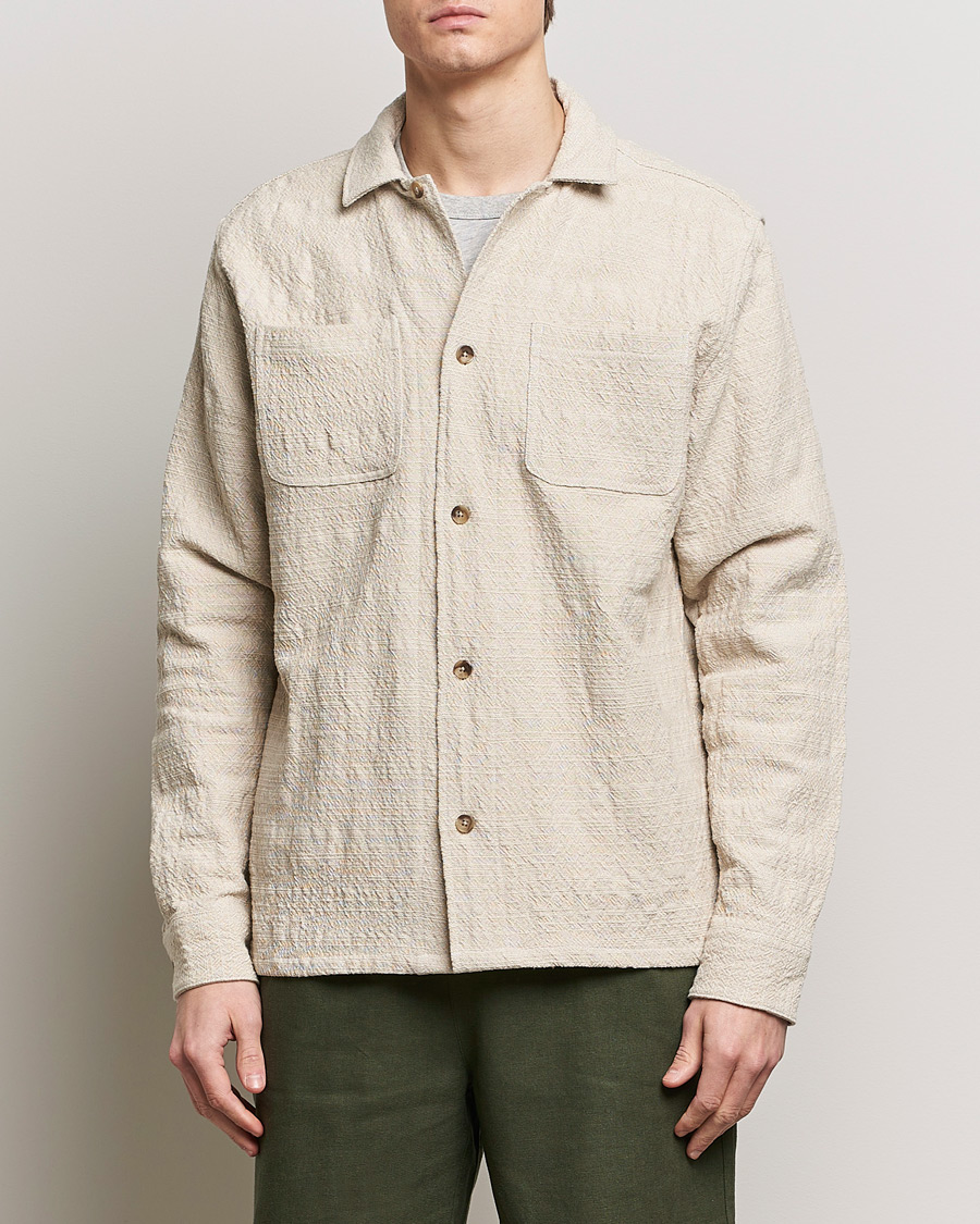 Homme | Chemises | LES DEUX | Isaac Overshirt Ivory