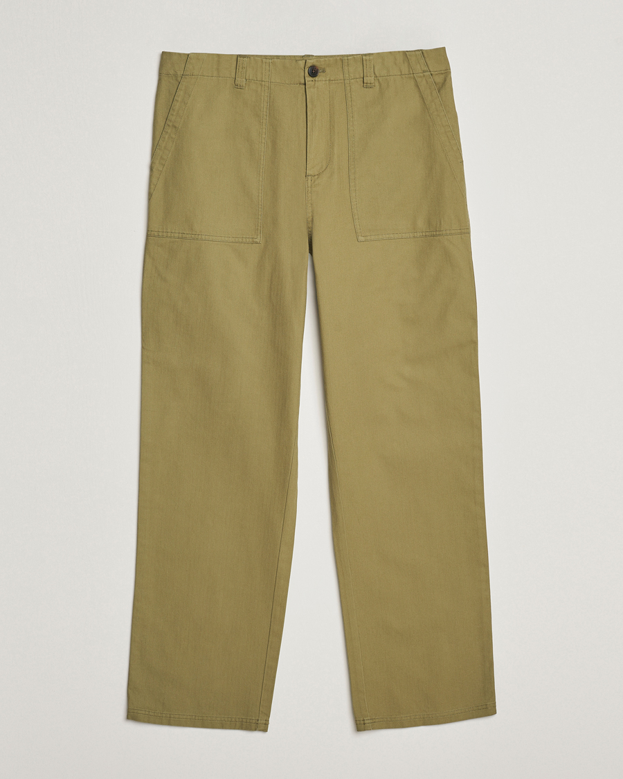Heren | Broeken | LES DEUX | Lester Fatigue Pants Surplus Green