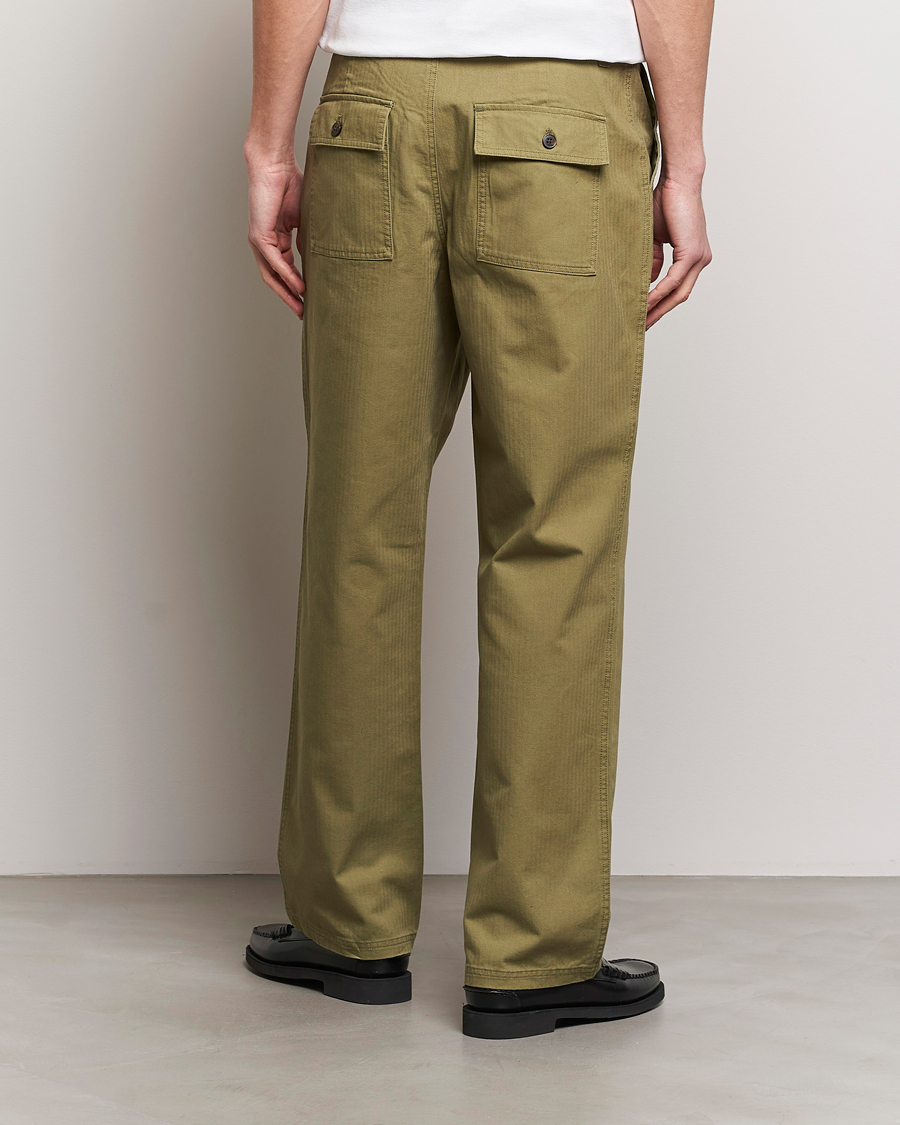 Heren | Broeken | LES DEUX | Lester Fatigue Pants Surplus Green
