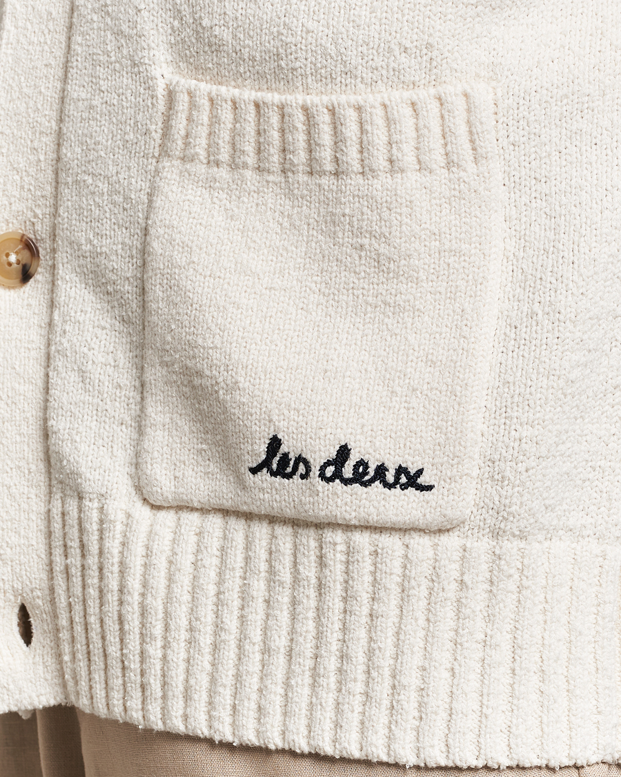 Heren | Truien | LES DEUX | Brad Cardigan Vest Ivory