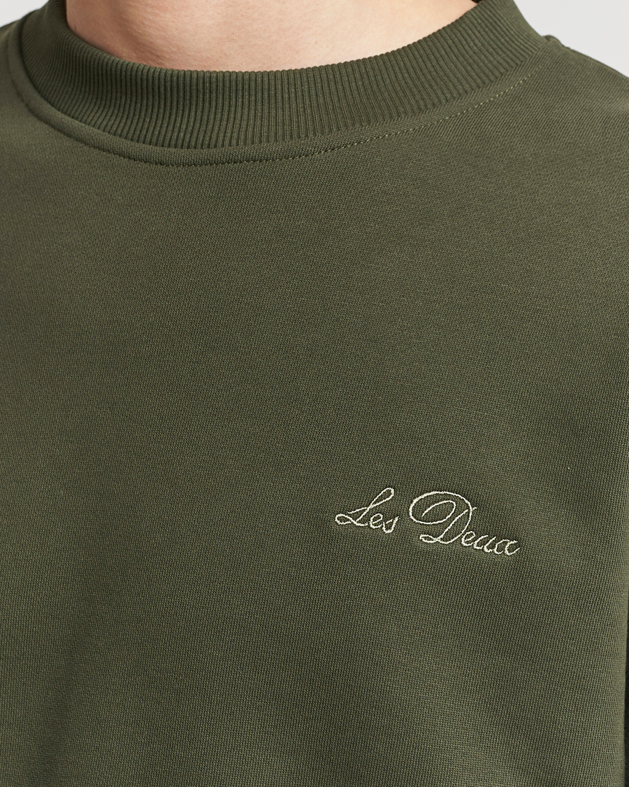 Homme | Pulls Et Tricots | LES DEUX | Crew Sweatshirt Forrest Green