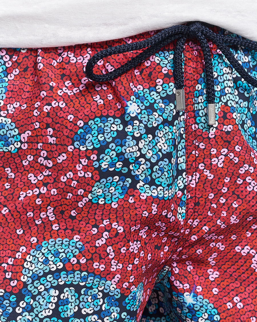 Homme | Maillots De Bain | Vilebrequin | Moorea Printed Swimshorts Merlot