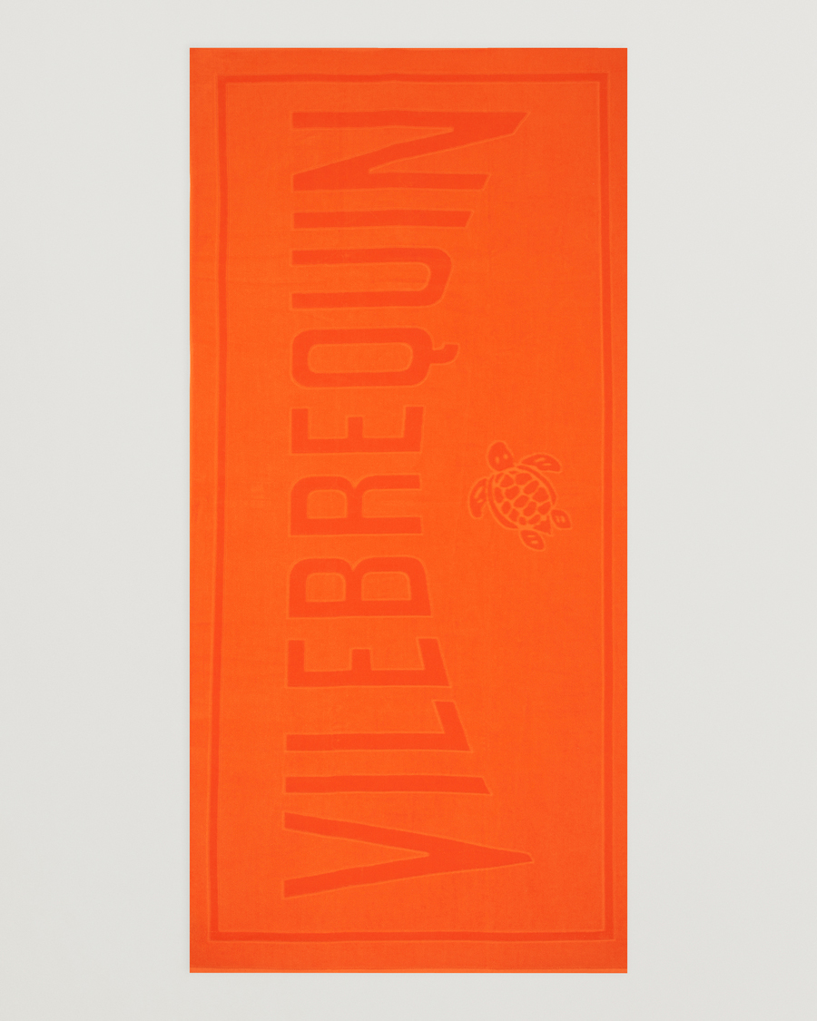 Homme | Vilebrequin Sand Organic Cotton Towel Abricot | Vilebrequin | Sand Organic Cotton Towel Abricot