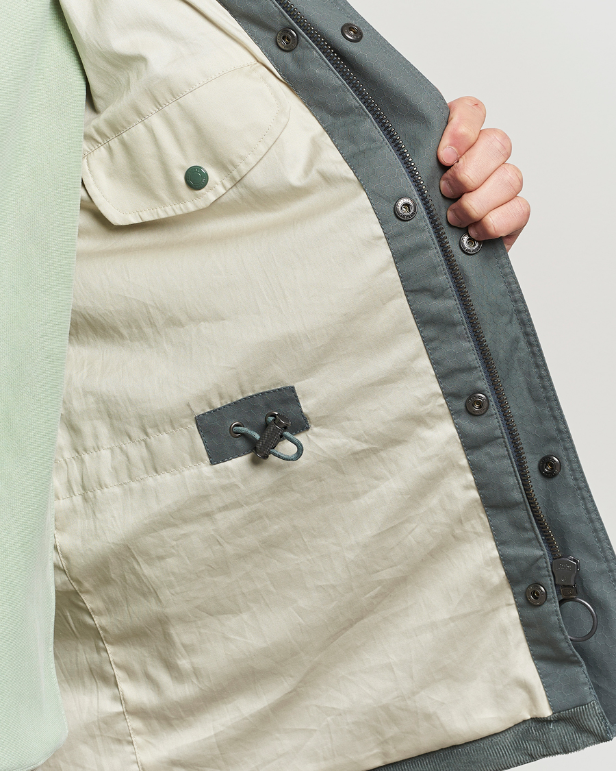 Heren | Jassen | Belstaff | Landsport Dry Wax Fieldmaster Mineral Green