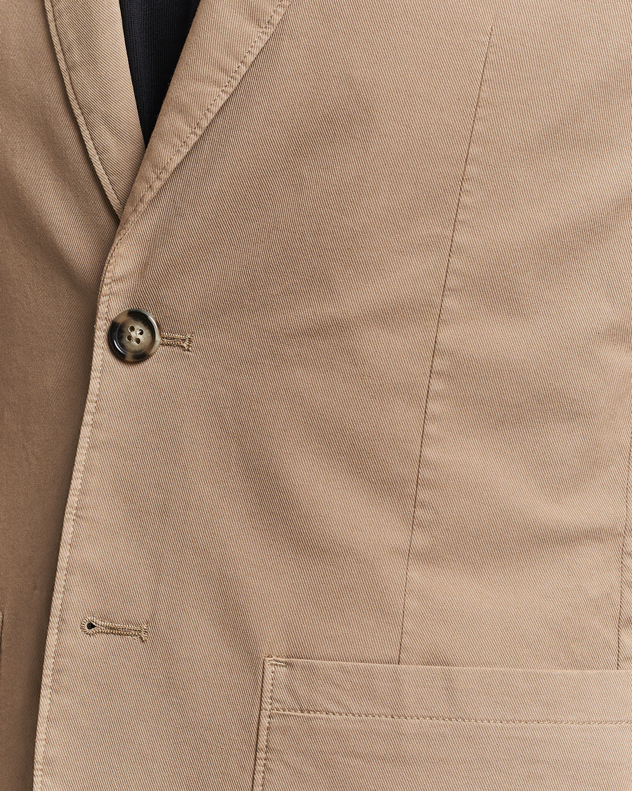 Homme | Blazers | J.Lindeberg | Elton Garment Dyed Cotton Blazer Batique Khaki