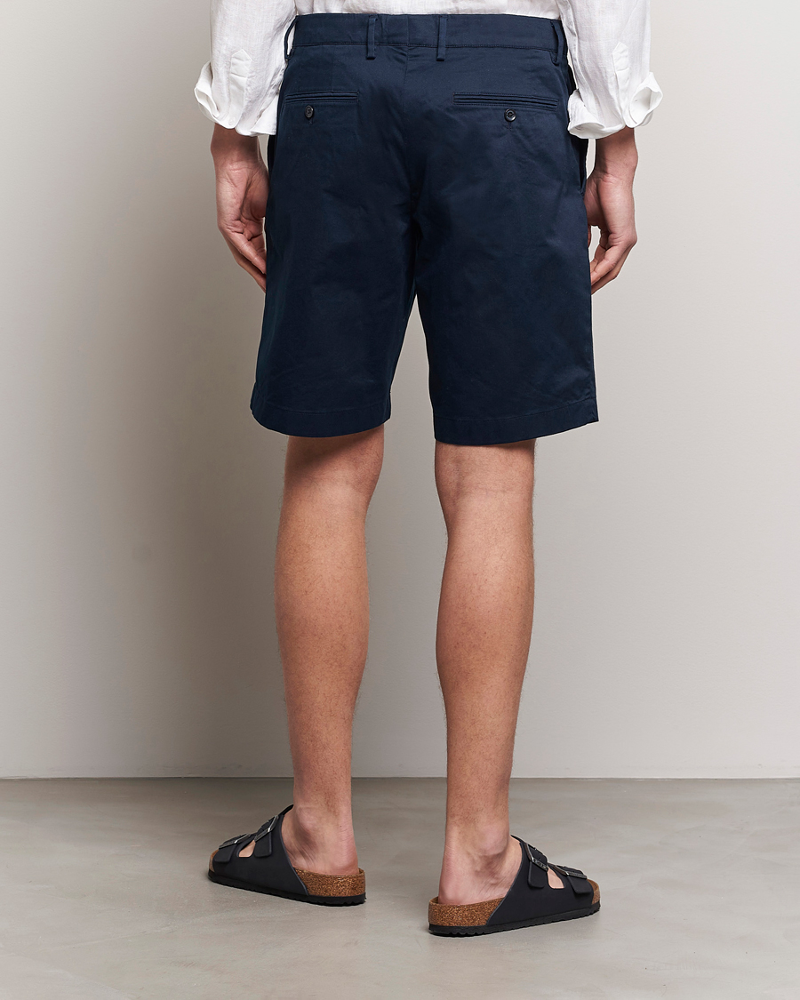 Homme | Shorts | J.Lindeberg | Nathan Cloud Satin Shorts Navy
