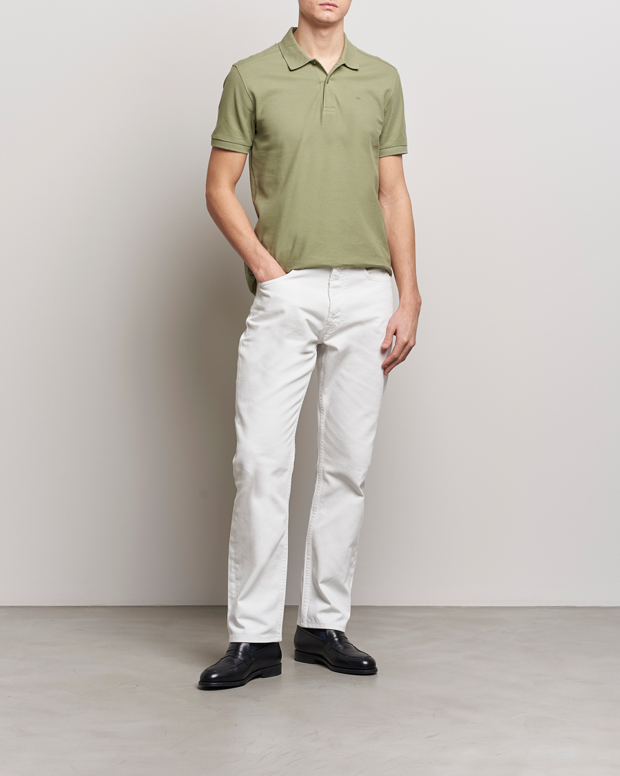 Heren | Jeans | J.Lindeberg | Cody Solid Regular Jeans Cloud White