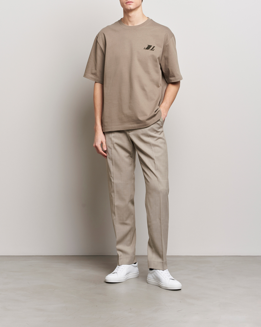 Homme | T-shirts | J.Lindeberg | Cameron Loose T-Shirt Walnut