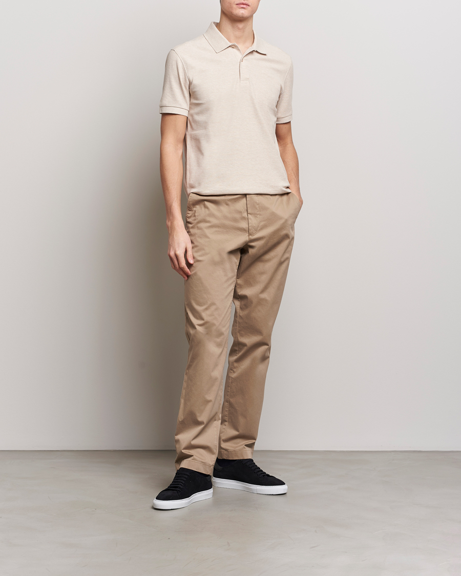 Homme | Polos | J.Lindeberg | Troy Polo Shirt Moonbeam