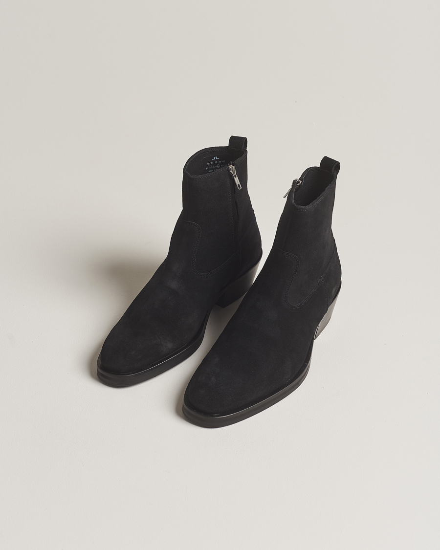 Homme | J.Lindeberg Wyatt Suede Boots Black | J.Lindeberg | Wyatt Suede Boots Black