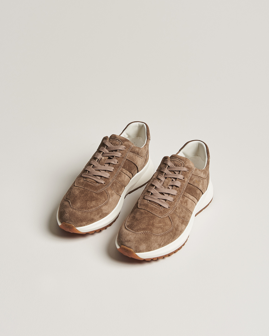 Homme | Bally Darsyl Suede Running Sneaker Deep Sepia | Bally | Darsyl Suede Running Sneaker Deep Sepia