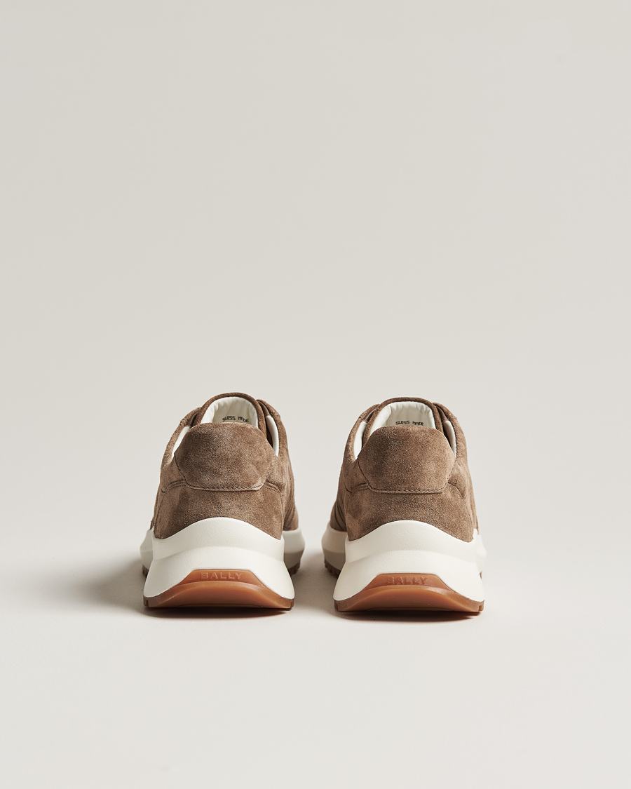 Homme | Bally Darsyl Suede Running Sneaker Deep Sepia | Bally | Darsyl Suede Running Sneaker Deep Sepia