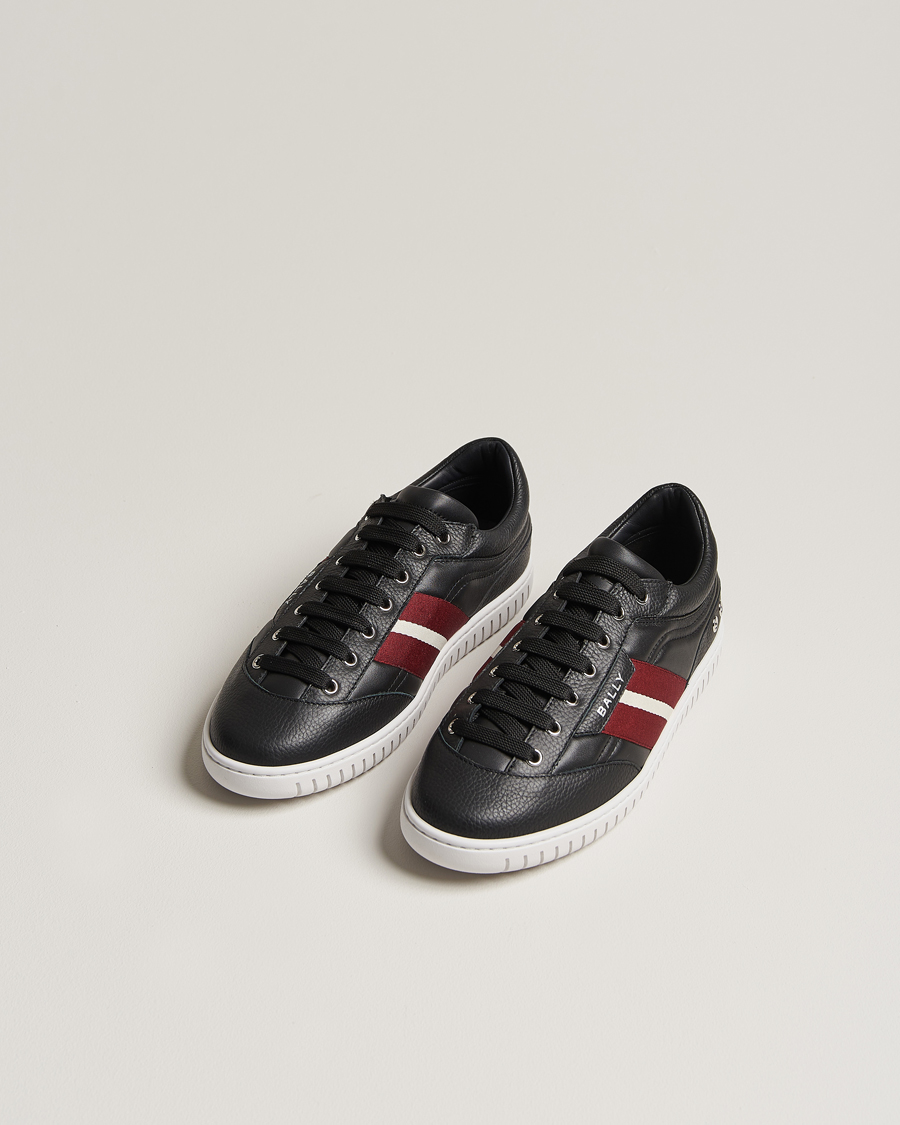 Heren | Bally Palmy Leather Running Sneaker Black | Bally | Palmy Leather Running Sneaker Black