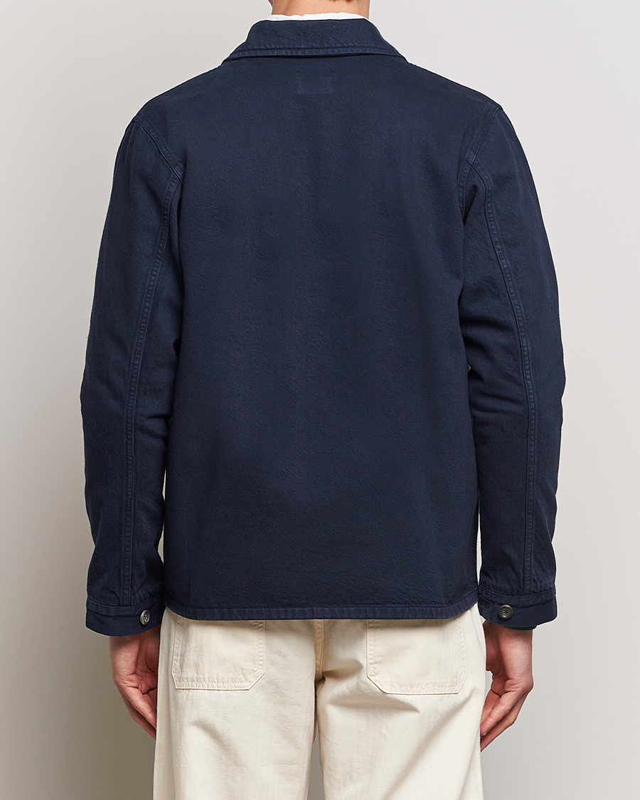 Homme | Chemises | Drake's | Cotton Field Shirt Navy