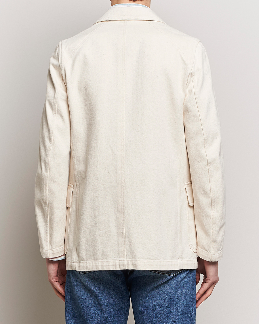 Heren | Blazers | Drake's | MKIV Denim Games Blazer Ecru