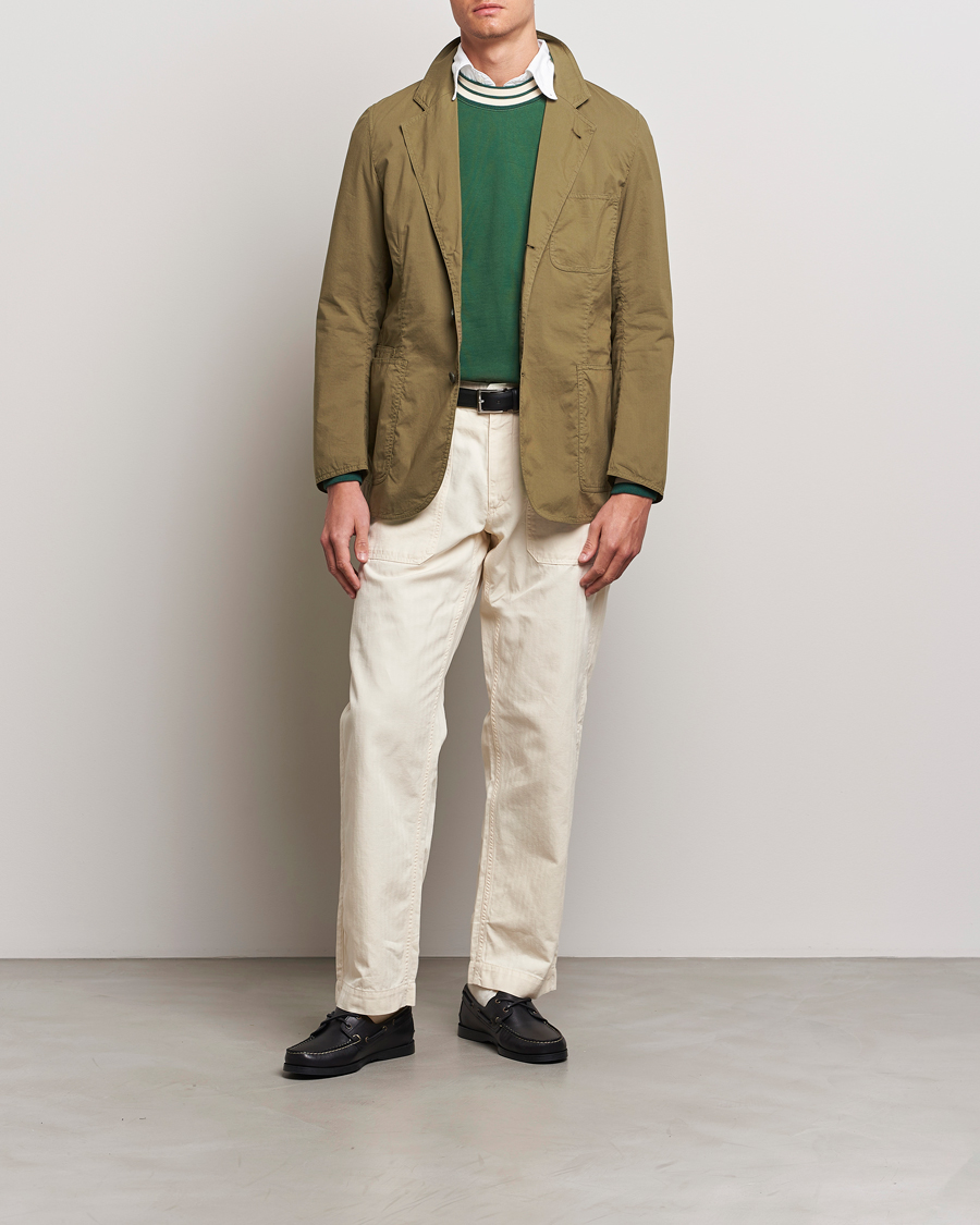 Homme | Blazers | Drake's | MKVIII Lightweight Double Games Blazer Olive