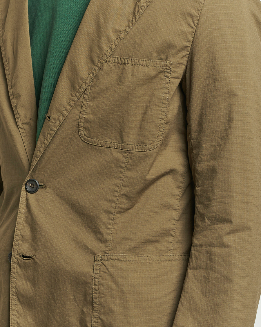 Homme | Blazers | Drake's | MKVIII Lightweight Double Games Blazer Olive