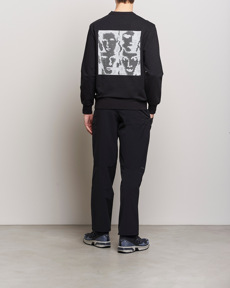 Homme | Pulls Et Tricots | C.P. Company | Metropolis Printed Logo Sweatshirt Black