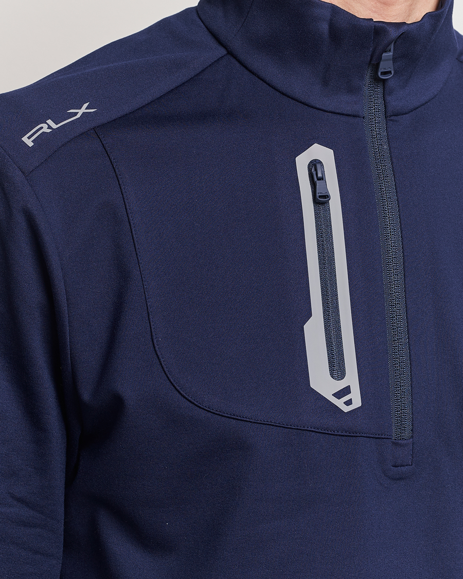 Homme | Pulls Et Tricots | RLX Ralph Lauren | Luxury Jersey Half Zip Refined Navy