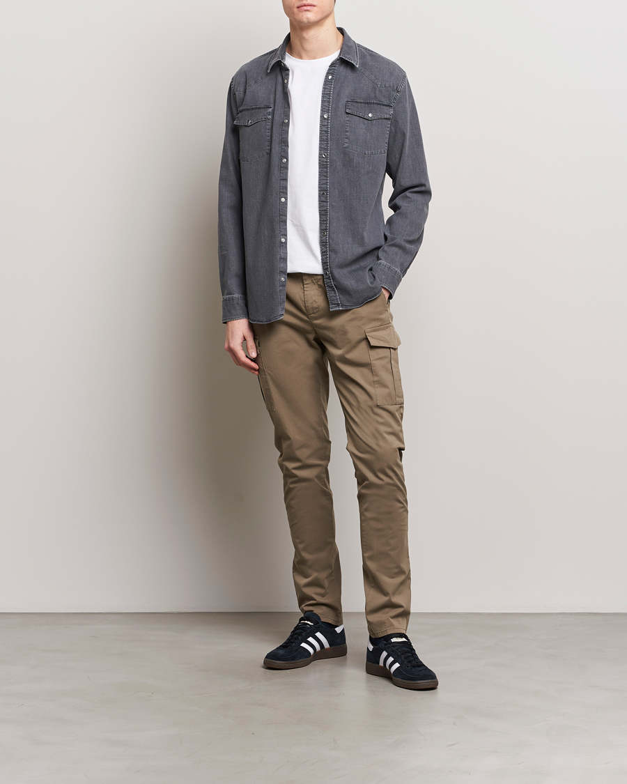 Homme | Pantalons | Dondup | Eddie Cargo Pants Dark Beige