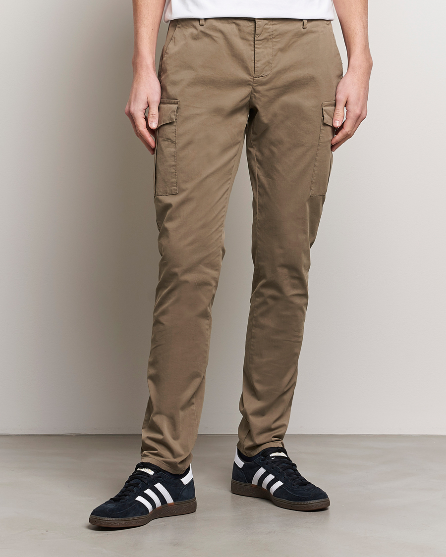Homme | Pantalons | Dondup | Eddie Cargo Pants Dark Beige