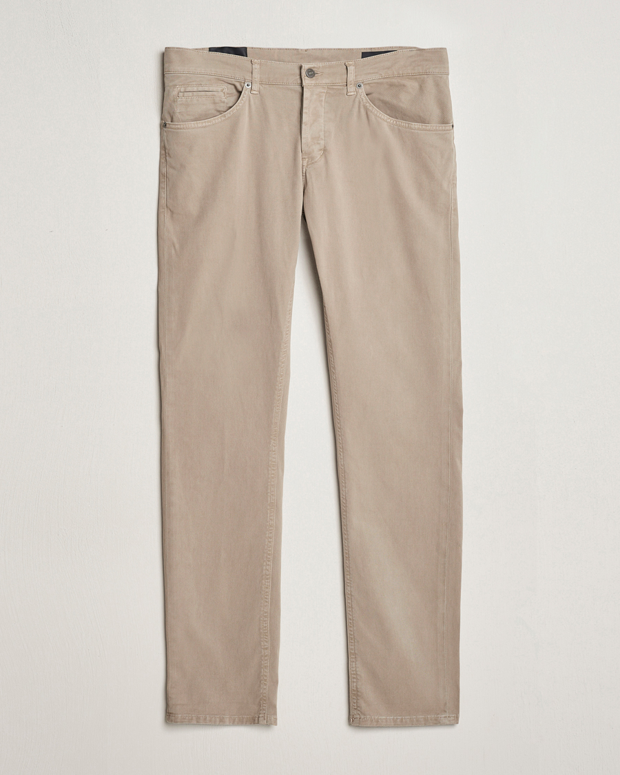 Homme | Pantalons | Dondup | George Gabardine 5-Pocket Sand