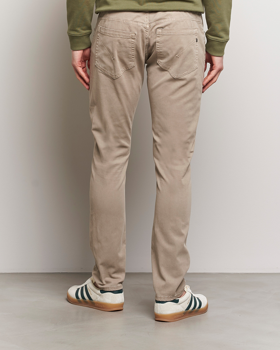 Homme | Pantalons | Dondup | George Gabardine 5-Pocket Sand