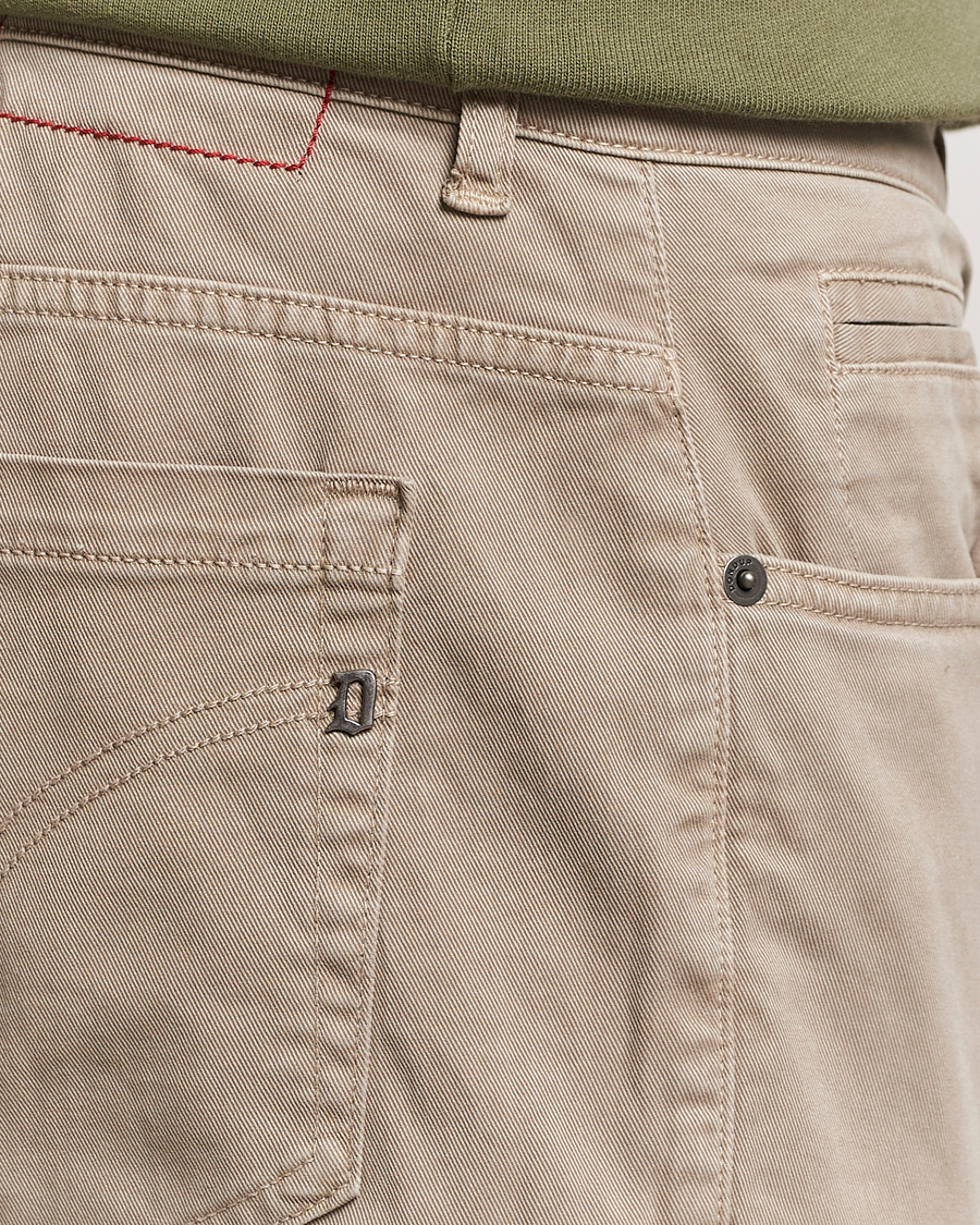 Homme | Pantalons | Dondup | George Gabardine 5-Pocket Sand