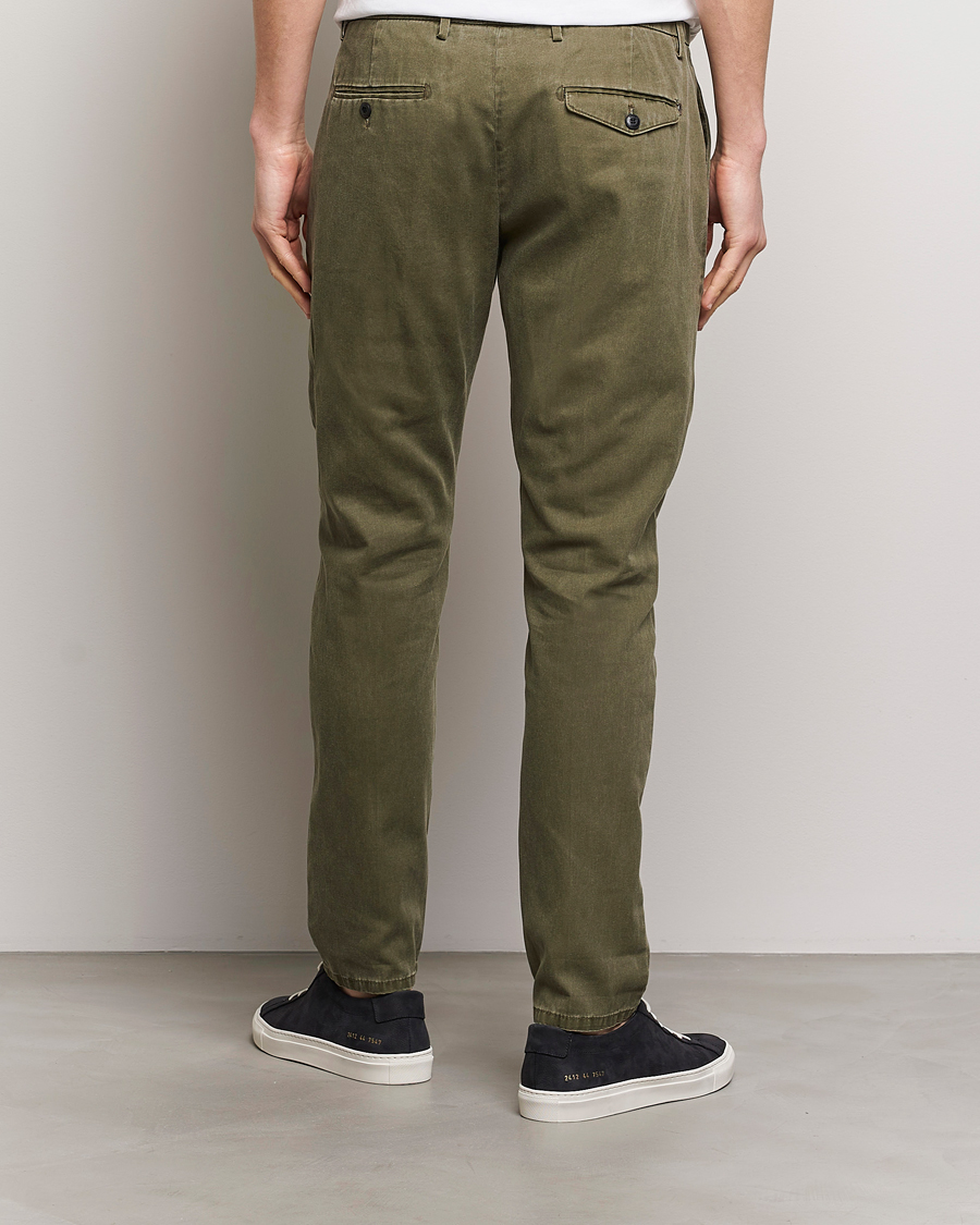 Homme | Pantalons | Dondup | Joe Cotton Chinos Olive Green