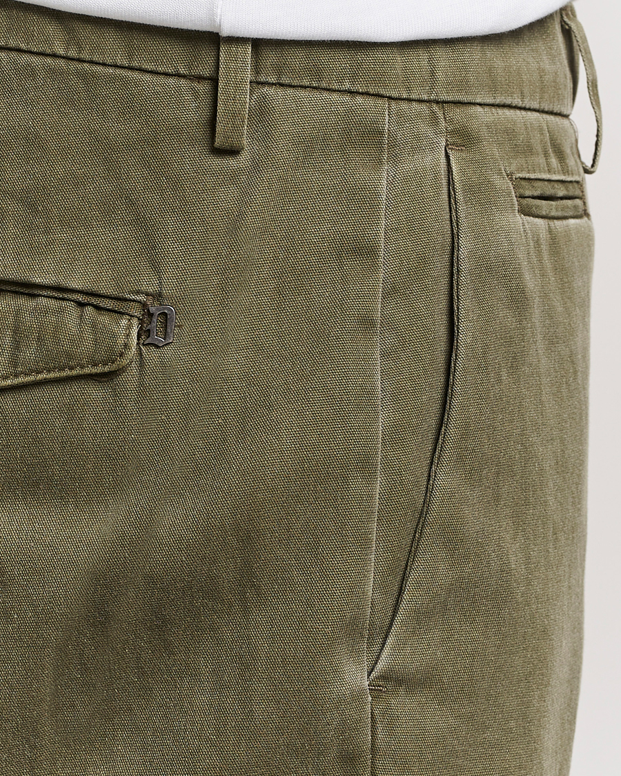Homme | Pantalons | Dondup | Joe Cotton Chinos Olive Green