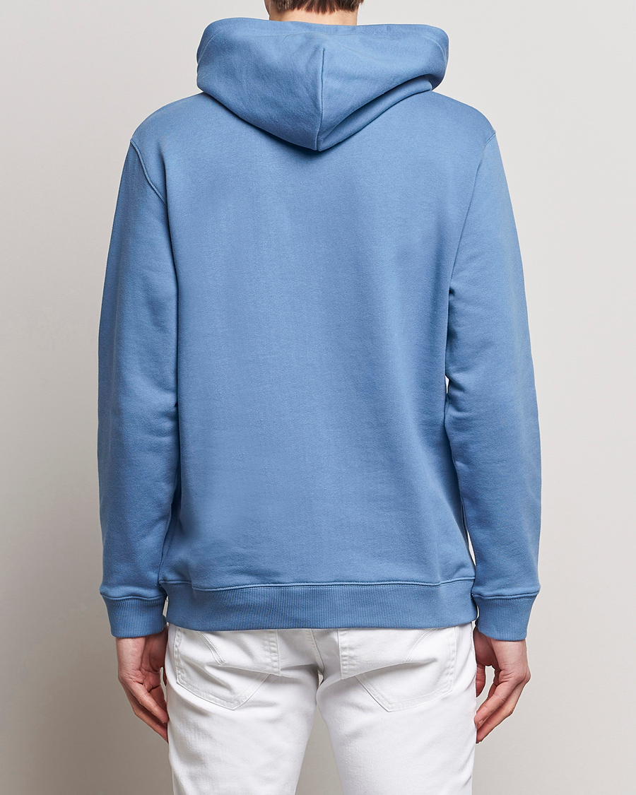 Heren | Truien | Dondup | Logo Hoodie Washed Blue
