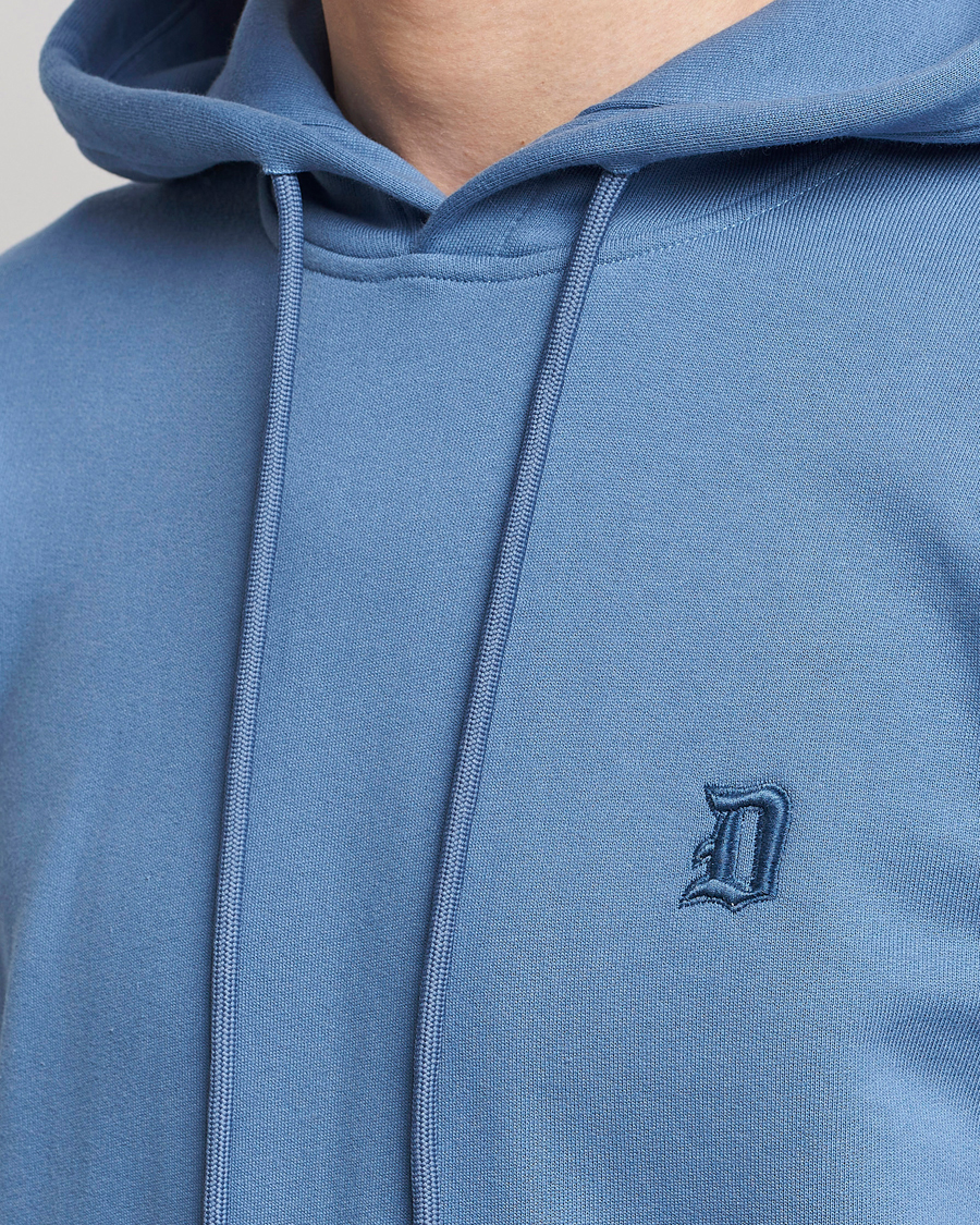 Heren | Truien | Dondup | Logo Hoodie Washed Blue