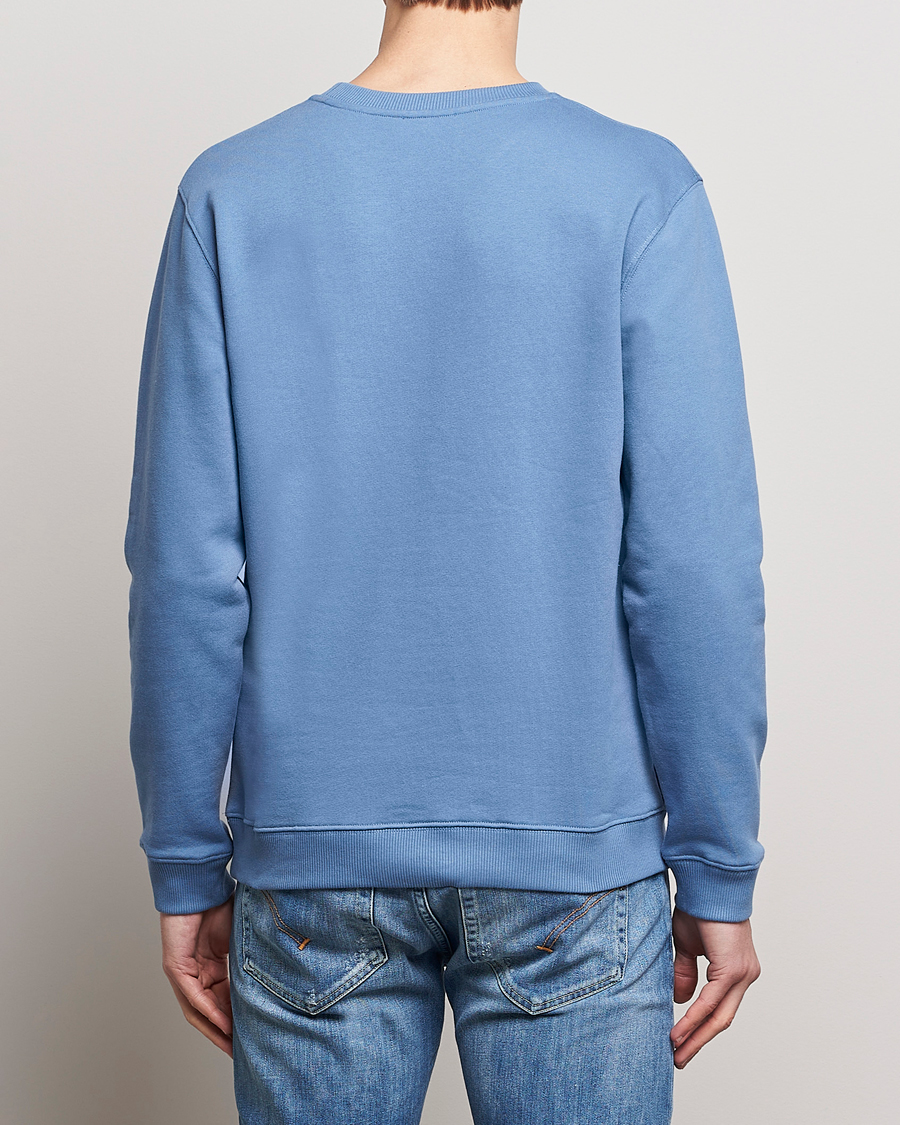 Homme | Pulls Et Tricots | Dondup | Loco Crew Neck Sweatshirt Washed Blue