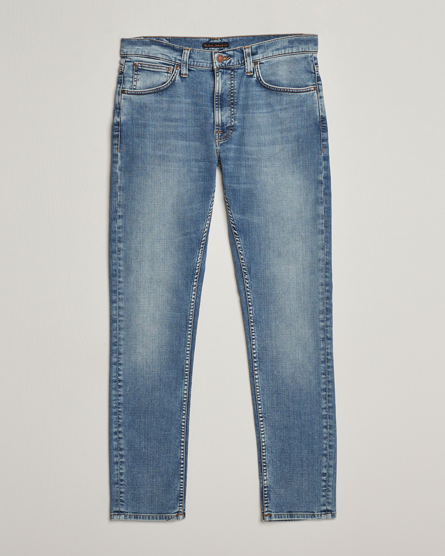 Heren | Jeans | Nudie Jeans | Lean Dean Jeans Broken Blue