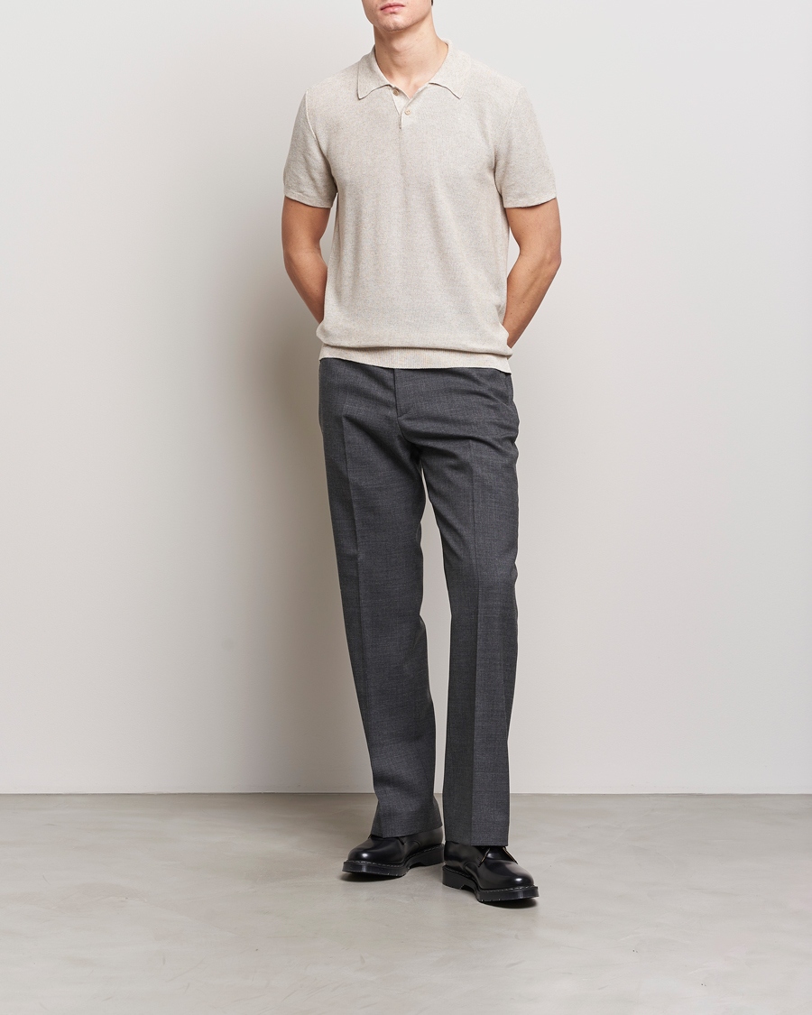 Heren | Polo's | A.P.C. | Jay Knitted Polo Beige