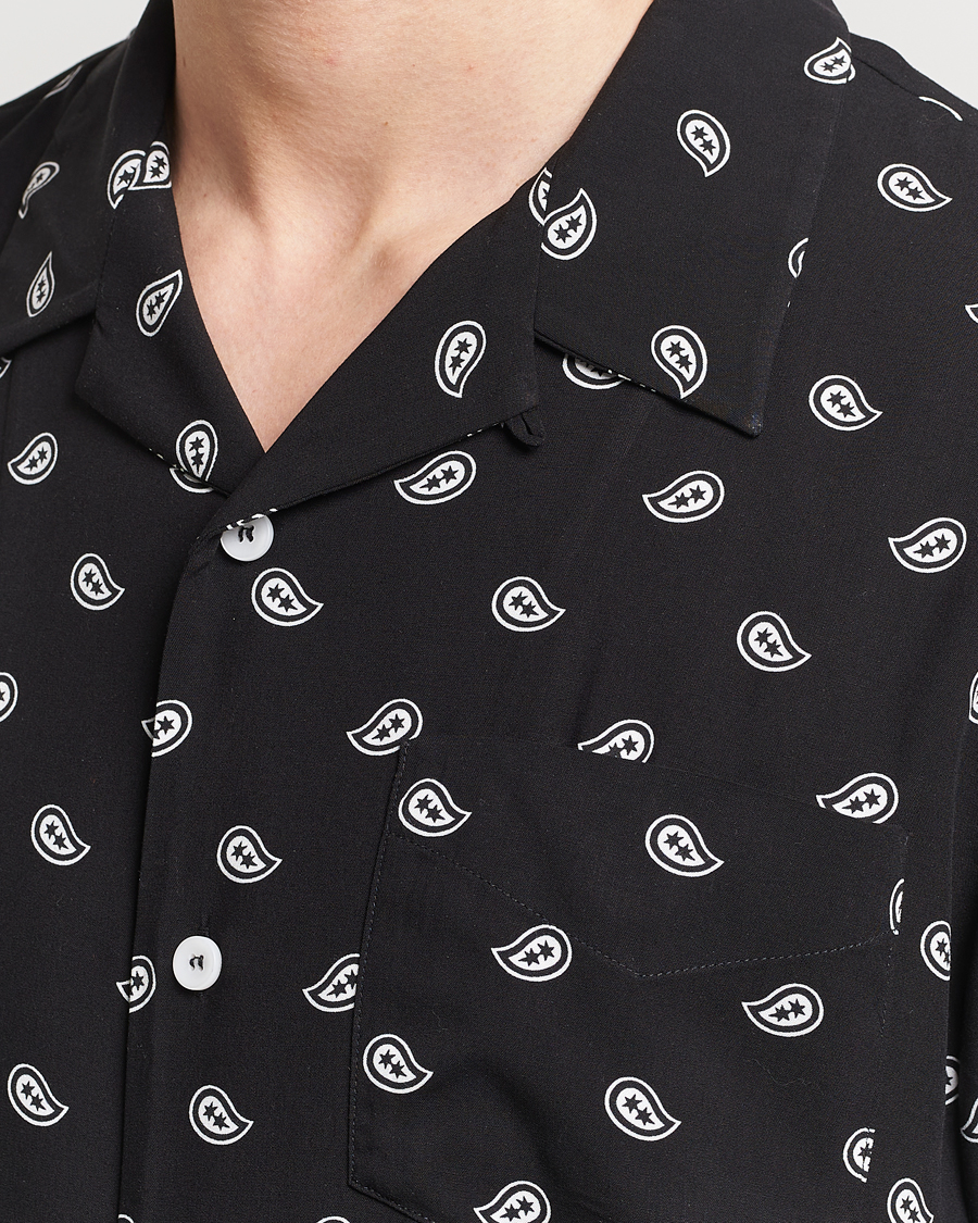 Heren | Overhemden | A.P.C. | Lloyd Printed Paisley Resort Shirt Black