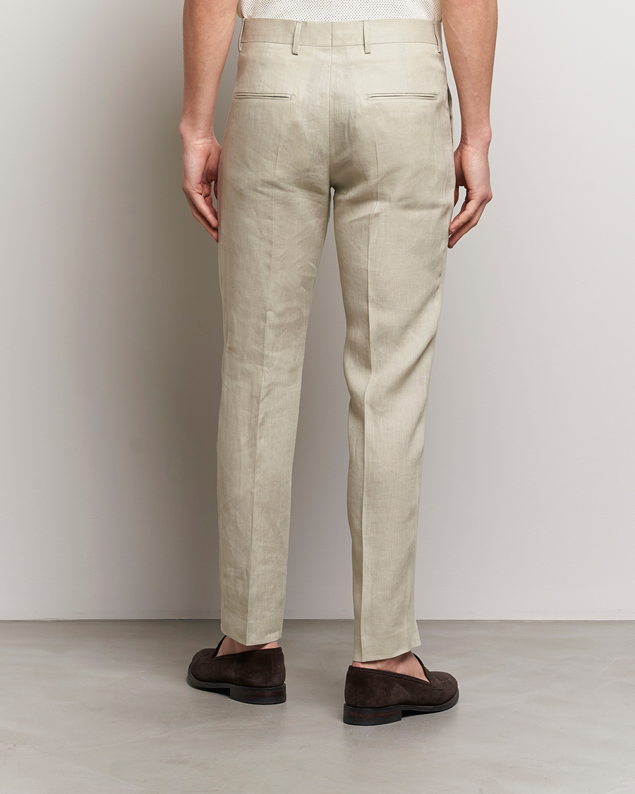 Homme | Pantalons | Tiger of Sweden | Tenuta Linen Suit Trousers Dawn Misty