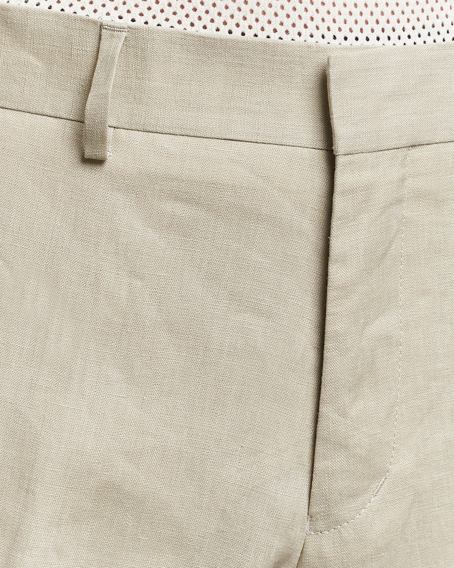 Homme | Pantalons | Tiger of Sweden | Tenuta Linen Suit Trousers Dawn Misty