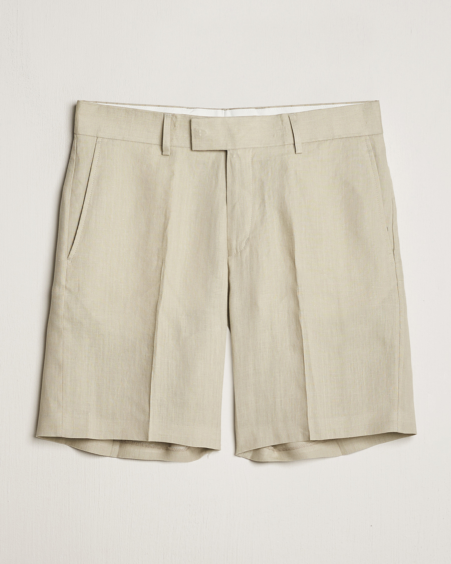 Homme | Shorts | Tiger of Sweden | Thiago Linen Shorts Dawn Misty