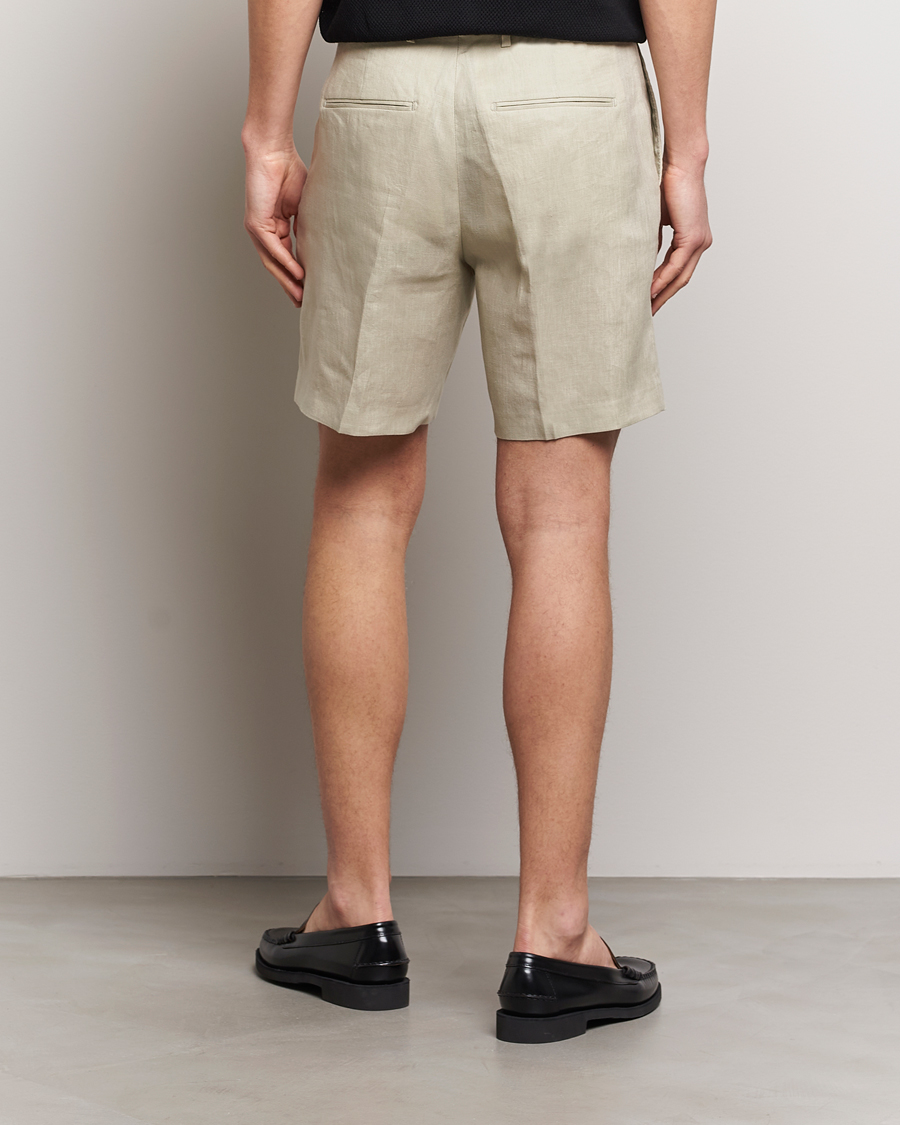 Homme | Shorts | Tiger of Sweden | Thiago Linen Shorts Dawn Misty