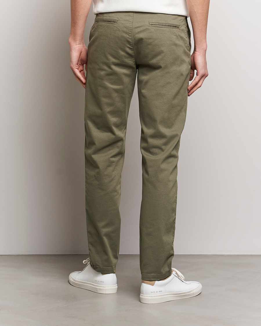 Heren | Broeken | Tiger of Sweden | Caidon Cotton Chinos Dusty Green