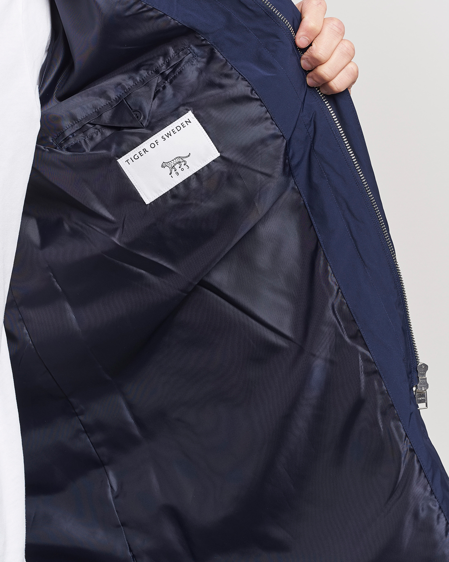 Homme | Manteaux Et Vestes | Tiger of Sweden | Cort Car Coat Indigo